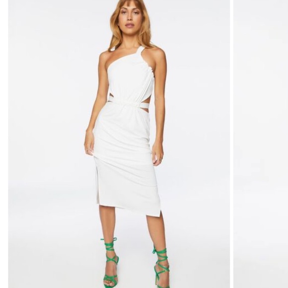 NWT-Cutout One-Shoulder white Midi Dress
SZ XS - Picture 2 of 7